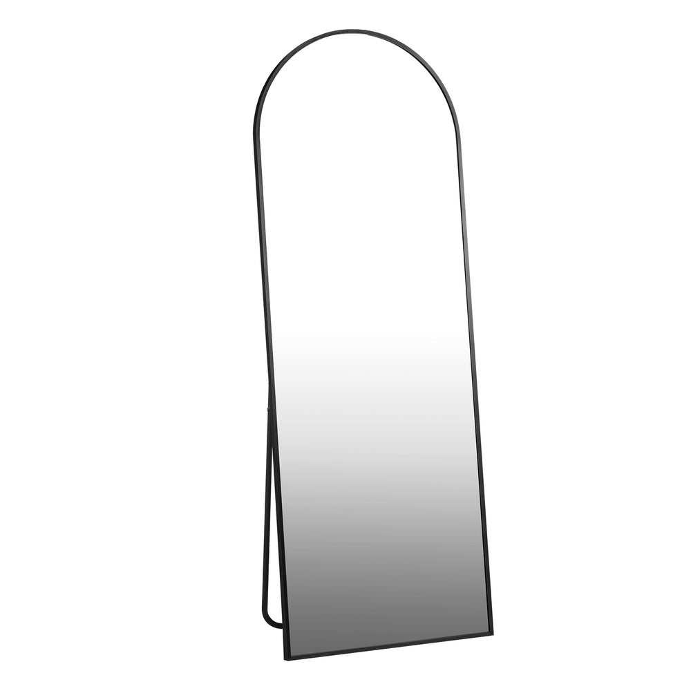 NNEED Full Length Mirror Arched Free Standing Black